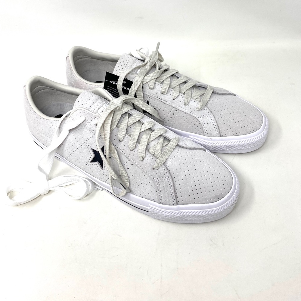 Converse One Star PRO Shoes Men’s Low Top Pale Putty Suede Size Sneakers 170072C - Picture 7 of 10